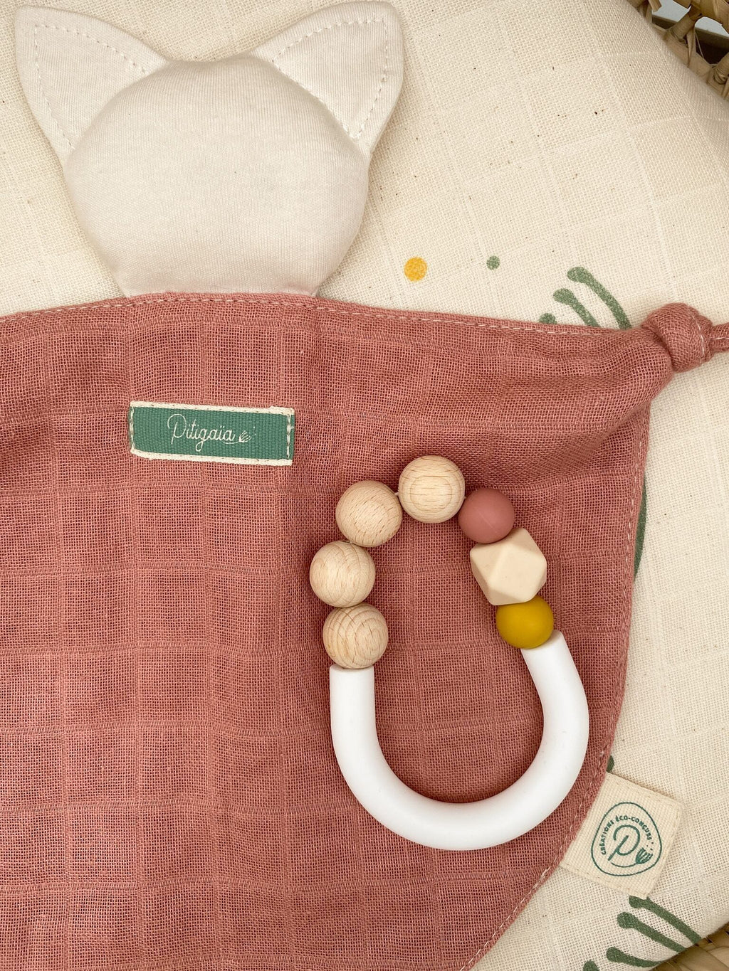 Coffret Doudou bio & Anneau de dentition