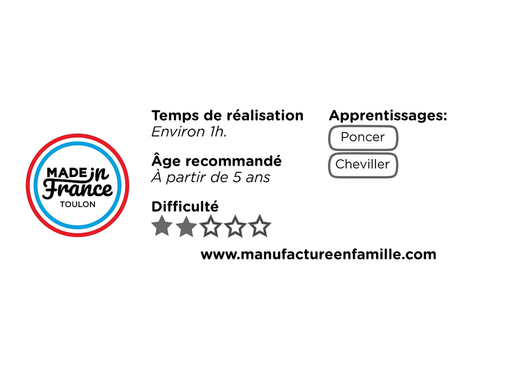 Kit Ma jolie bécane - Made in France - Manufacture en famille