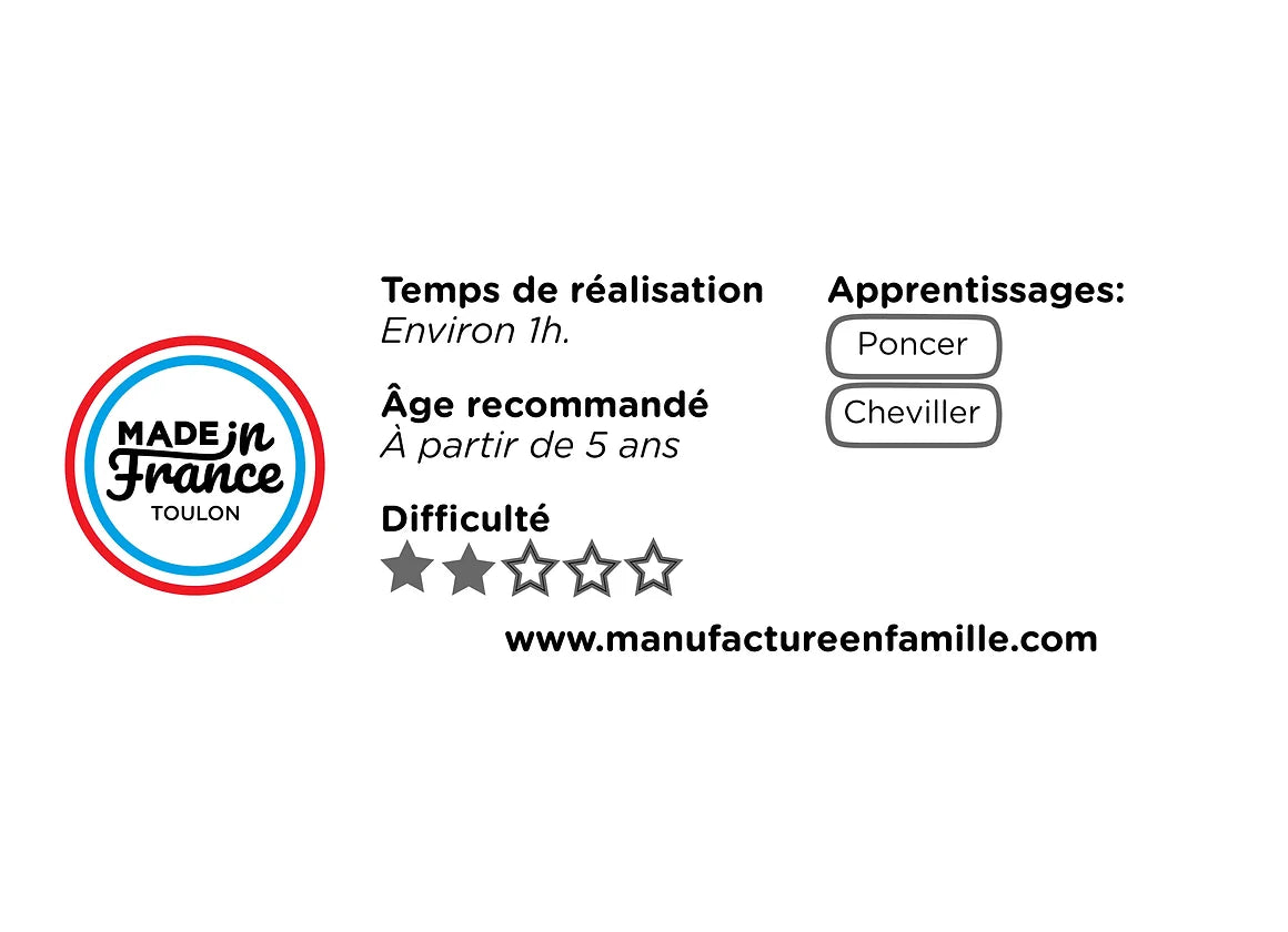 Kit Ma jolie bécane - Made in France - Manufacture en famille