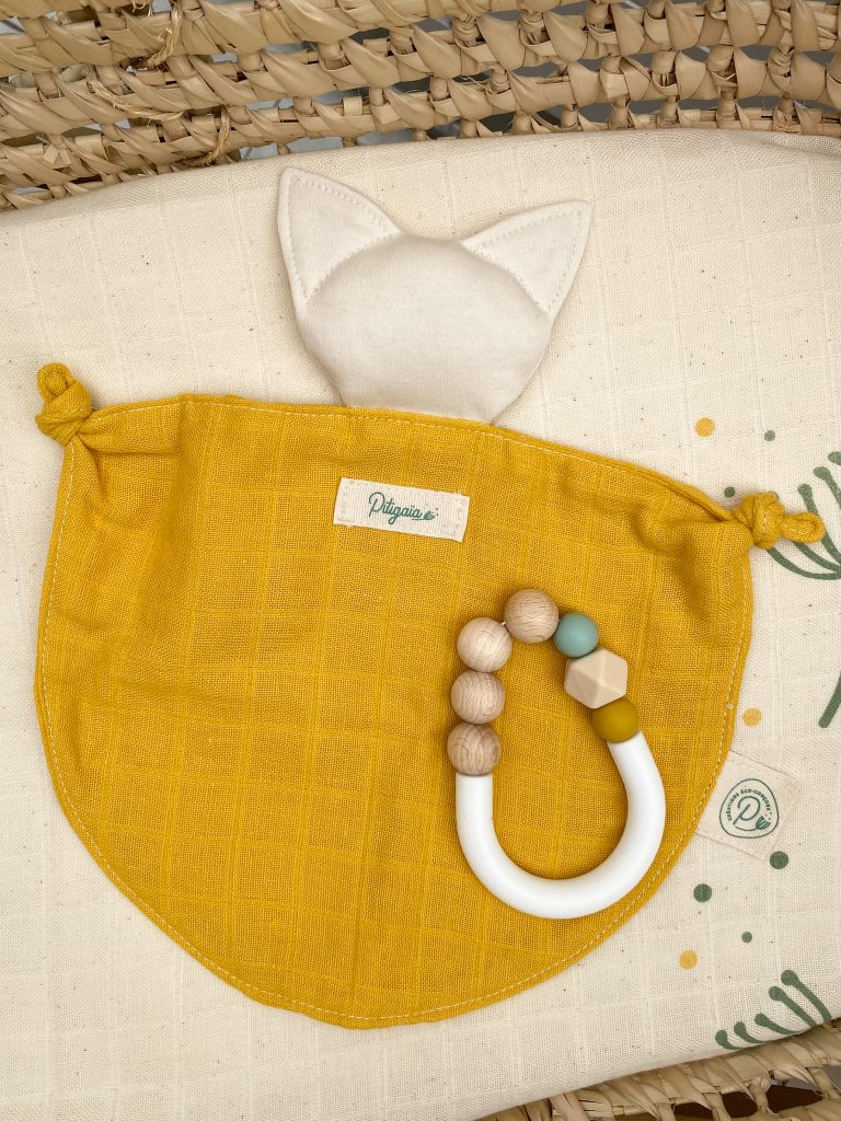 Coffret Doudou bio & Anneau de dentition