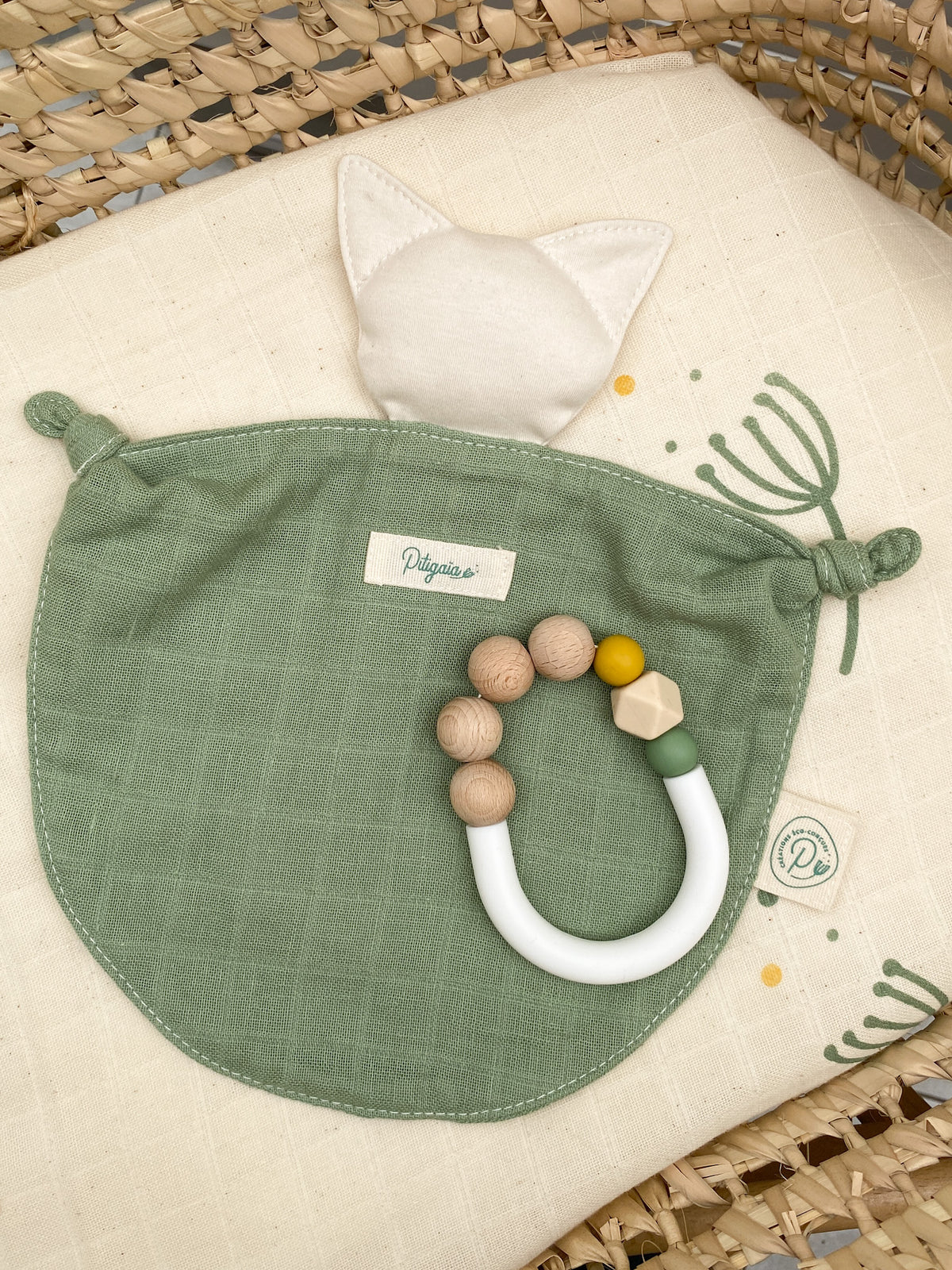 Coffret Doudou bio & Anneau de dentition