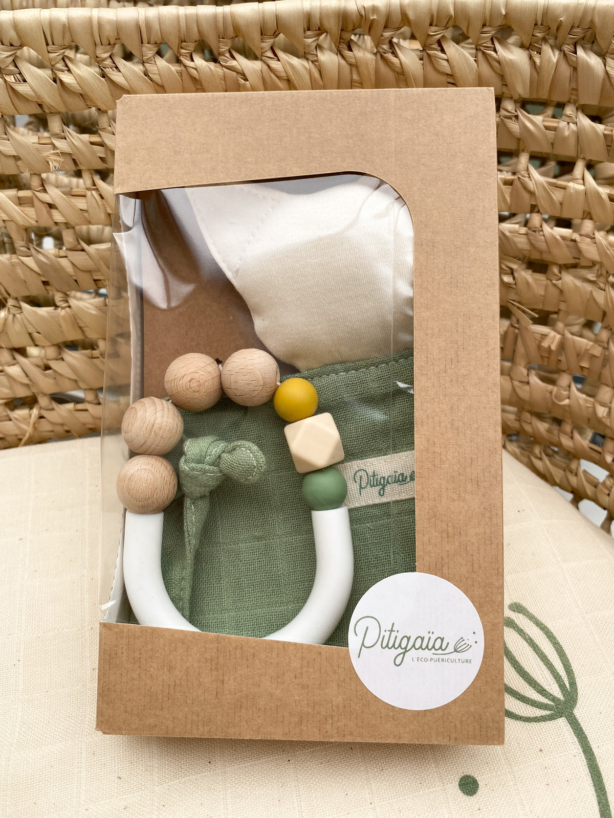Coffret Doudou bio & Anneau de dentition
