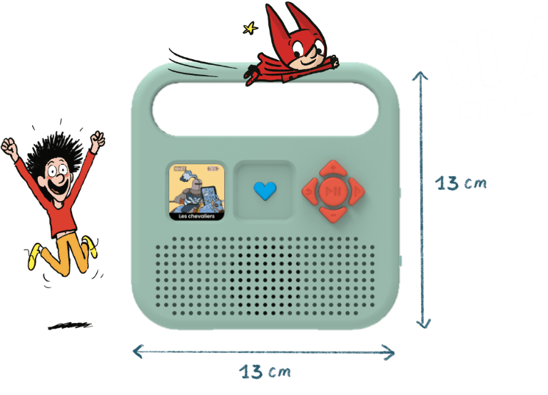 La conteuse Merlin, l'enceinte made in France des 3-12 ans
