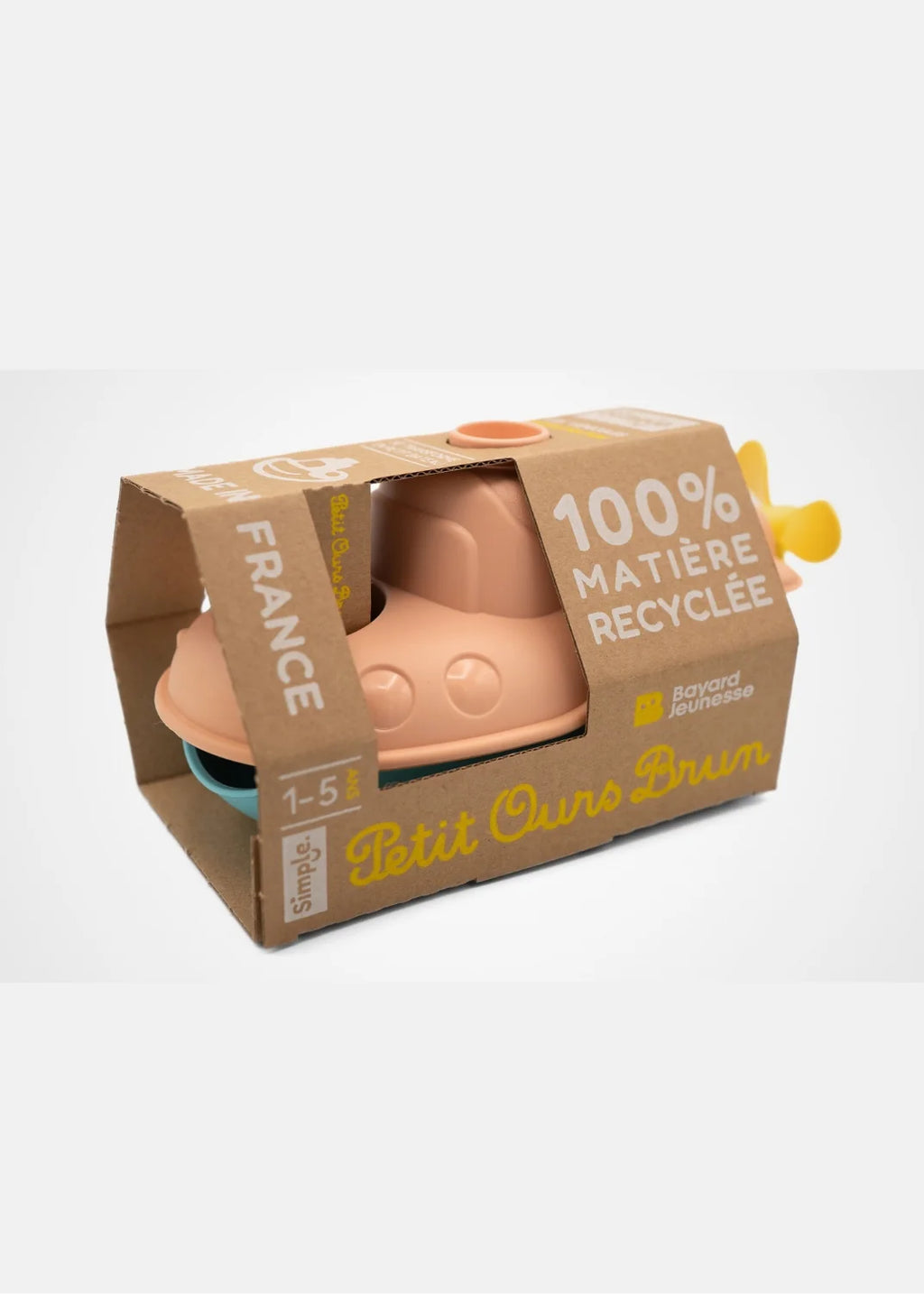 Le Sous-marin Bateau 2 en 1 de Petit Ours Brun - Made in France