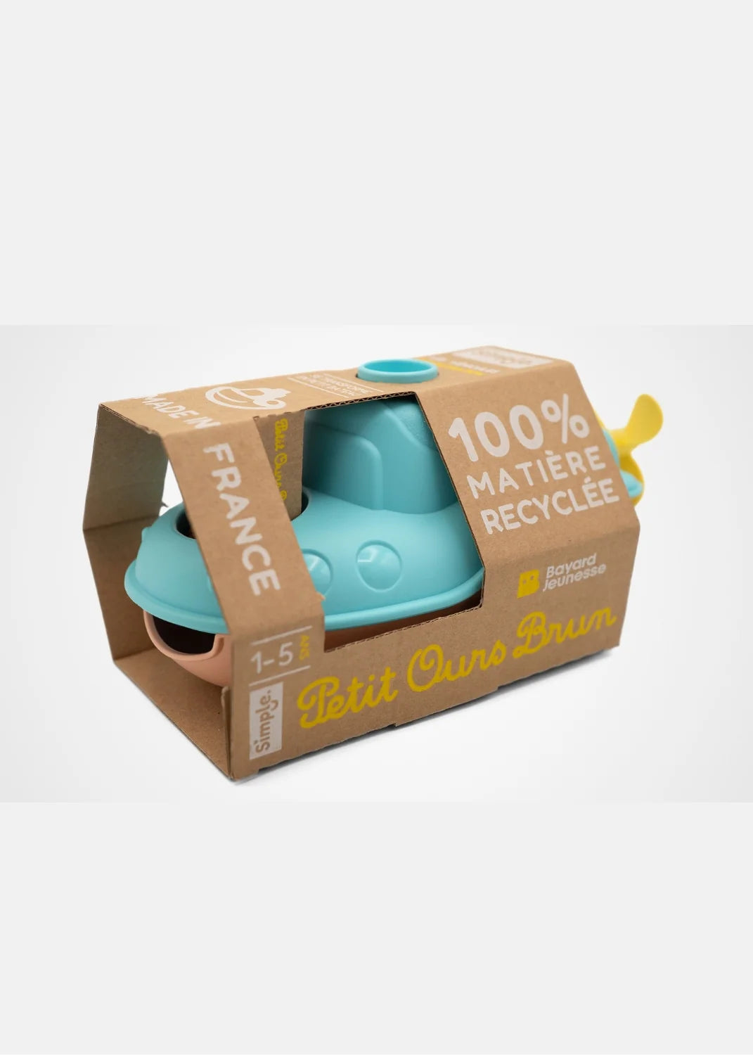 Le Sous-marin Bateau 2 en 1 de Petit Ours Brun - Made in France