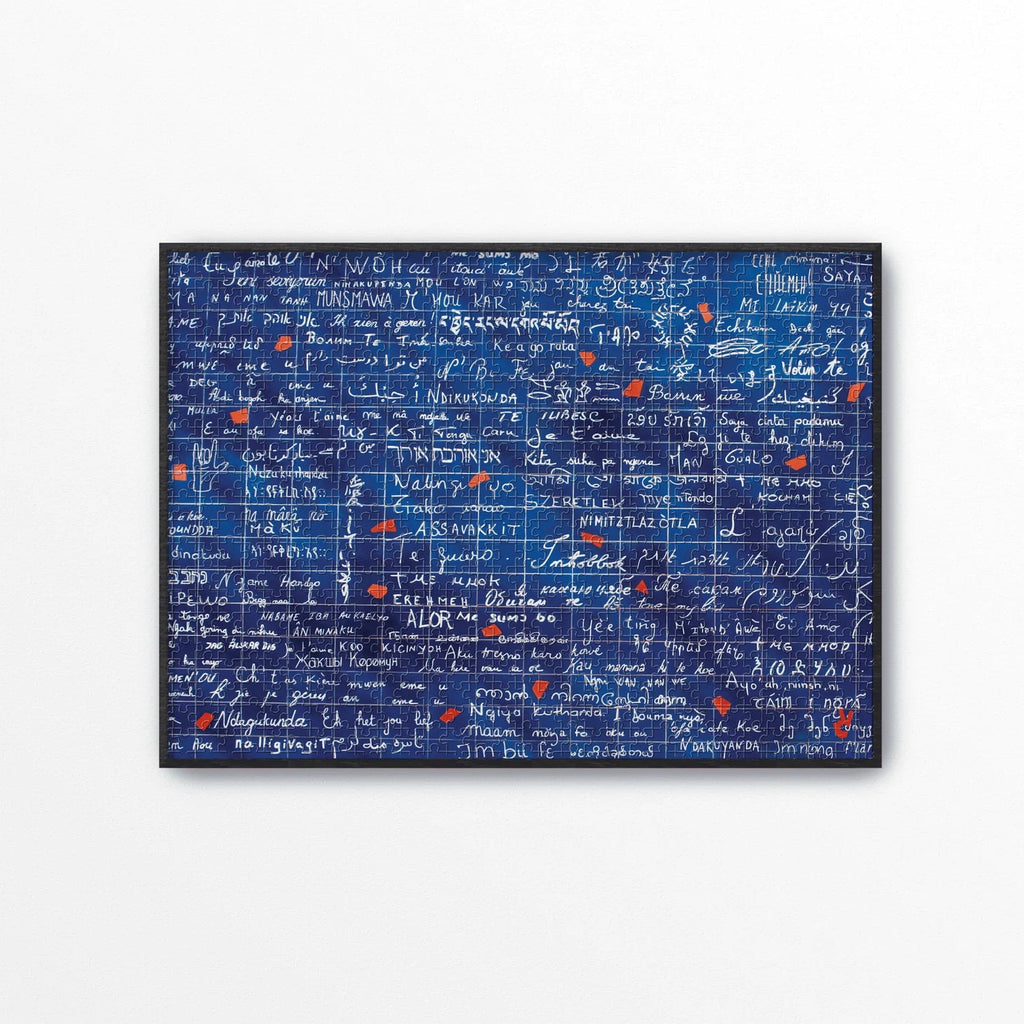 photo du puzzle 1000 pieces je t'aime fabriqué en France