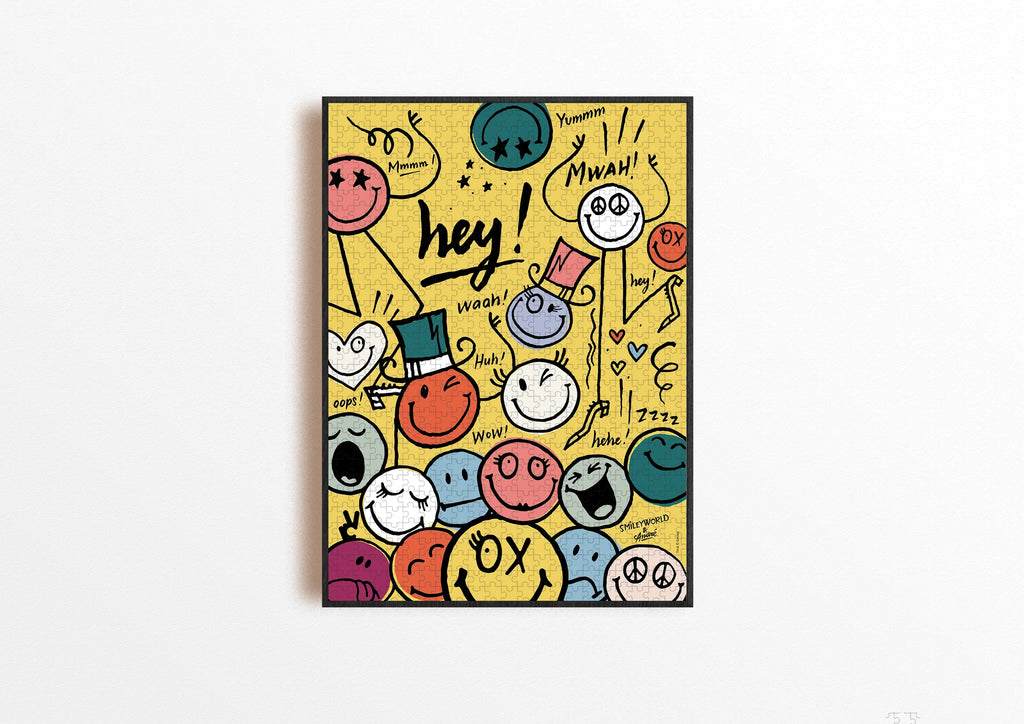 Puzzle 1000 pièces He he he ! Smiley - Made in France - Piece & Love