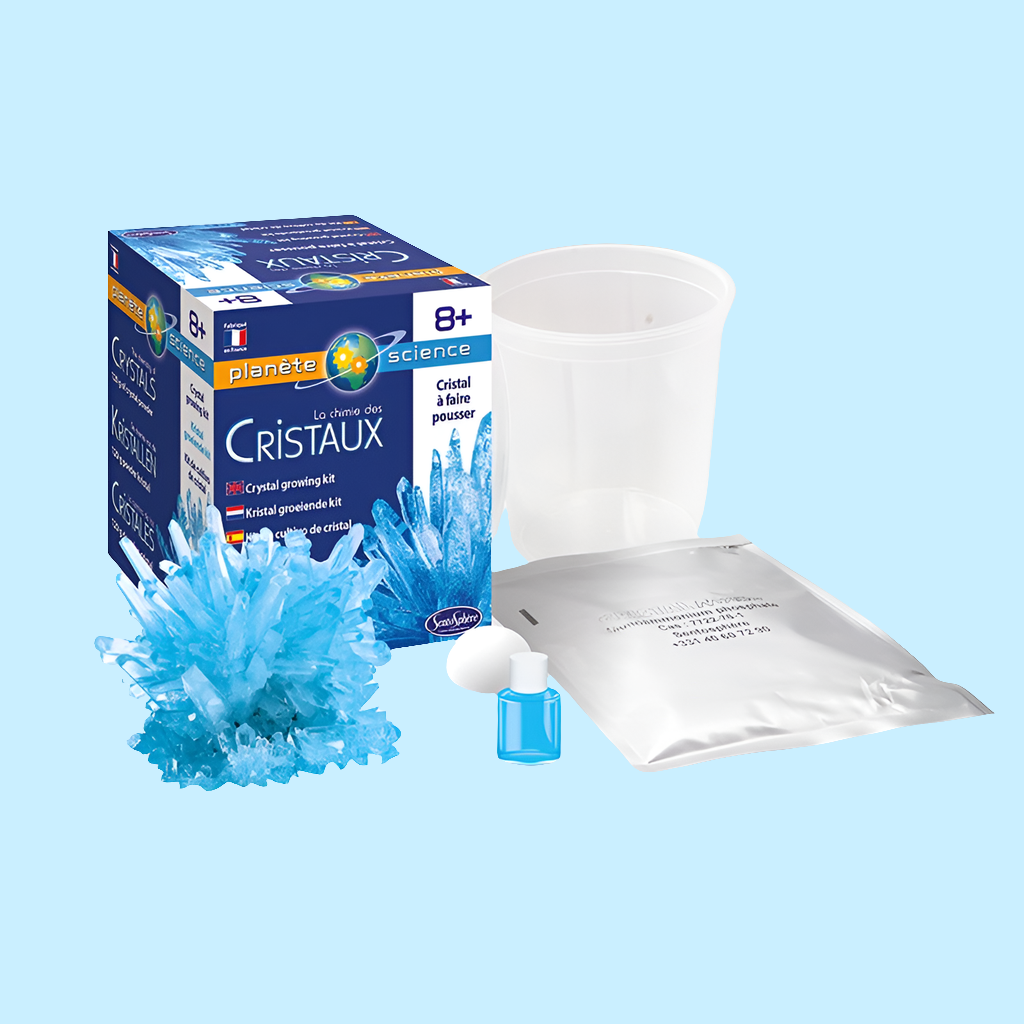 Kit scientifique cristal à faire pousser - Made in France