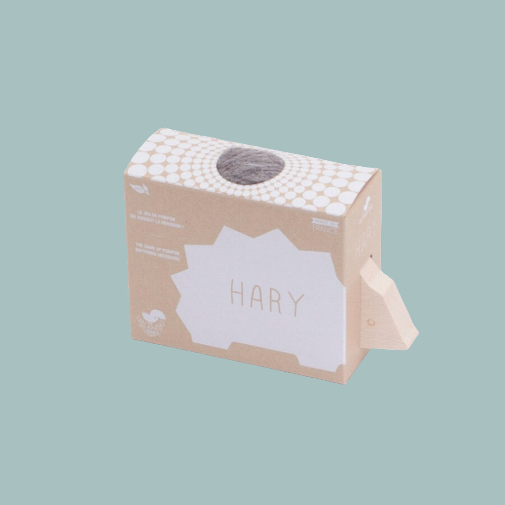 Crée un pompon pour le Hérisson Hary !