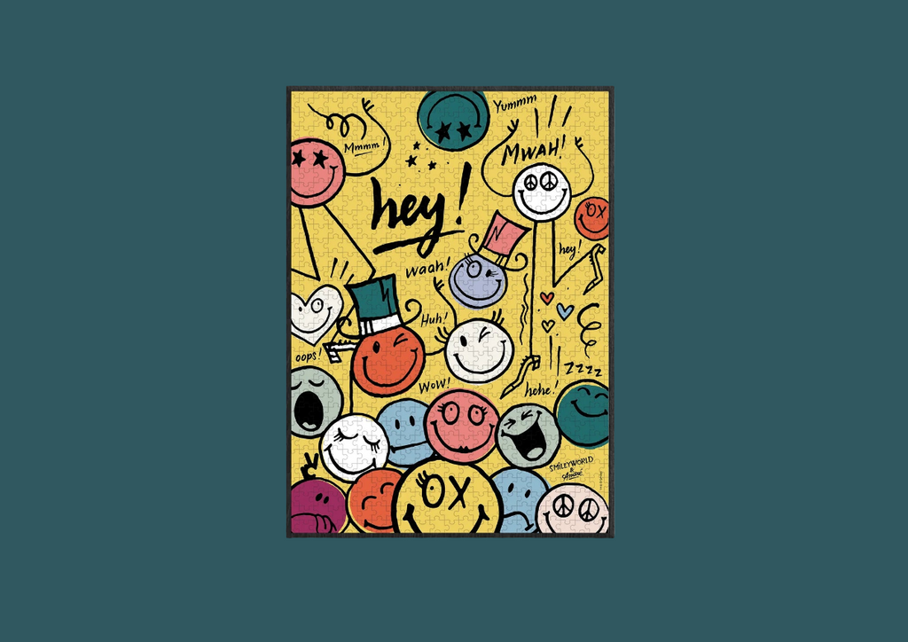 Puzzle 1000 pièces He he he ! Smiley - Made in France - Piece & Love