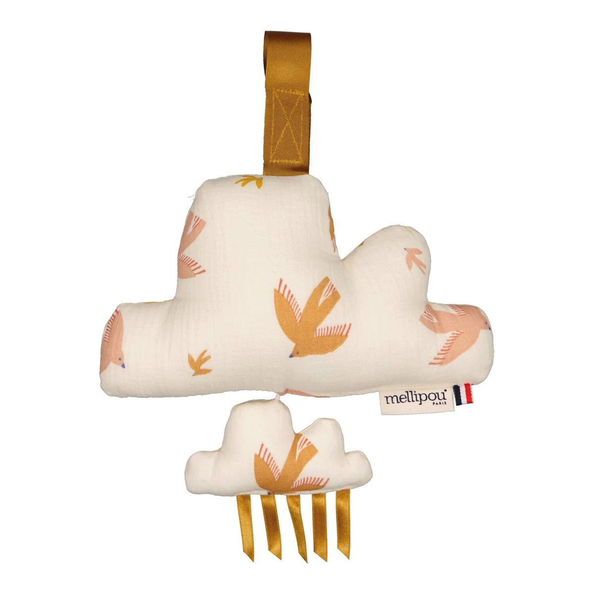 Coffret Naissance: Doudou lange et Boîte à Musique Made in France