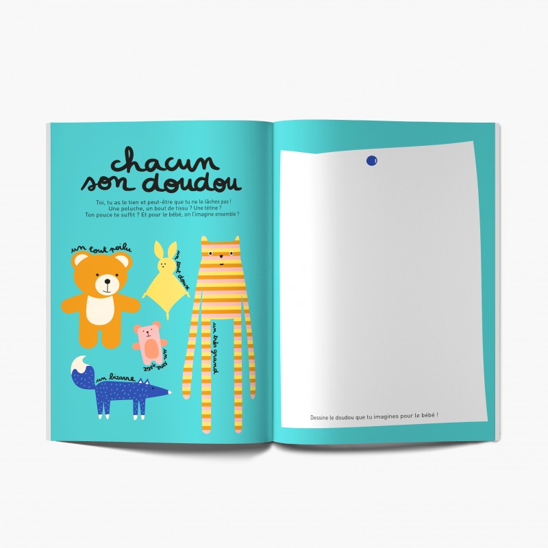 Livre à remplir par le futur grand-frère ou la future grande-sœur – Préparer l’arrivée du bébé