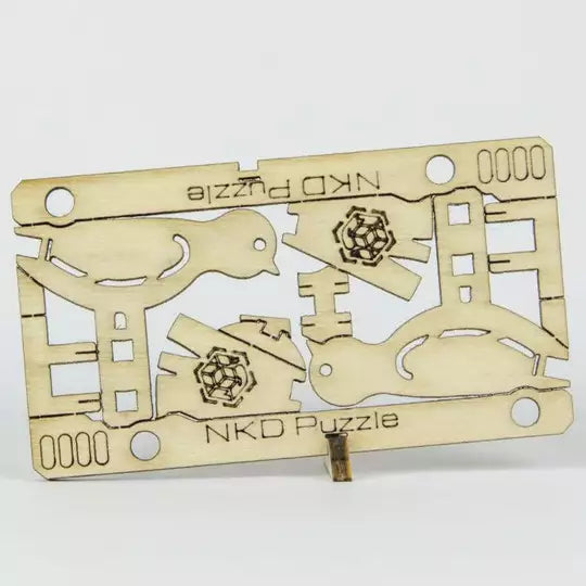 Cardkit 3D Oiseaux articulés en bois - Made in France