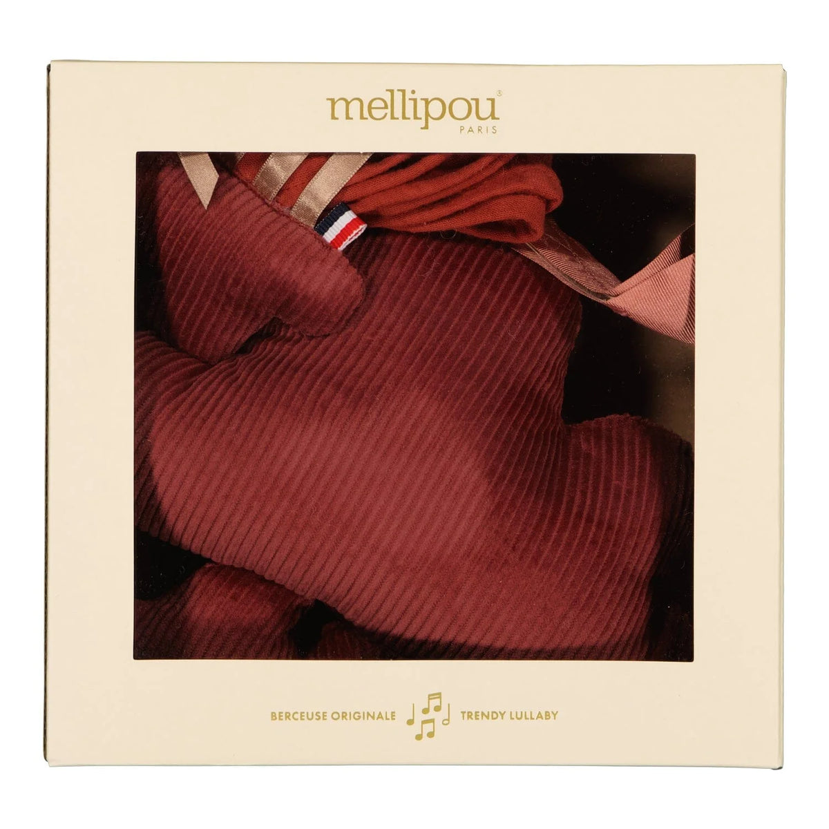 Coffret Naissance: Doudou lange et Boîte à Musique Made in France