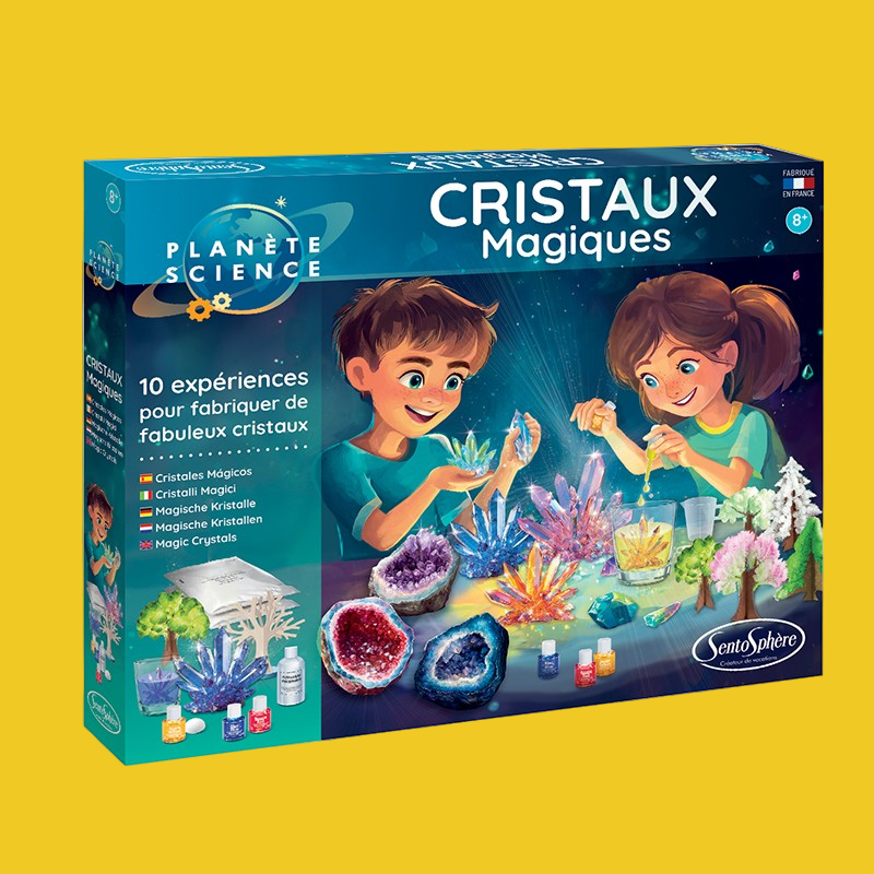 Cristaux magiques - coffret scientifique Made in France