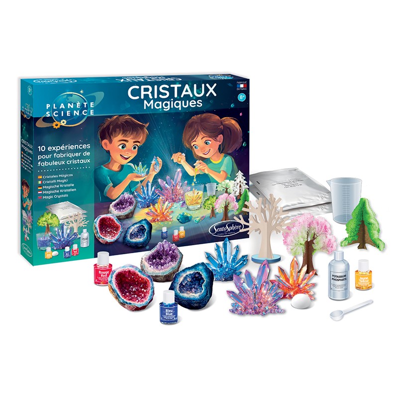 Cristaux magiques - coffret scientifique Made in France