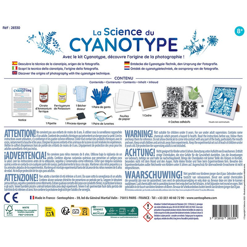 Coffret découverte - La Science du Cyanotype - Made in France
