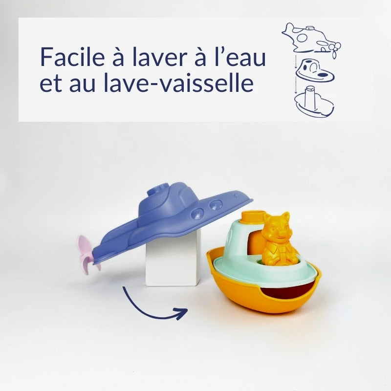 Le Sous-marin Bateau 2 en 1 de Mr Renard - Made in France