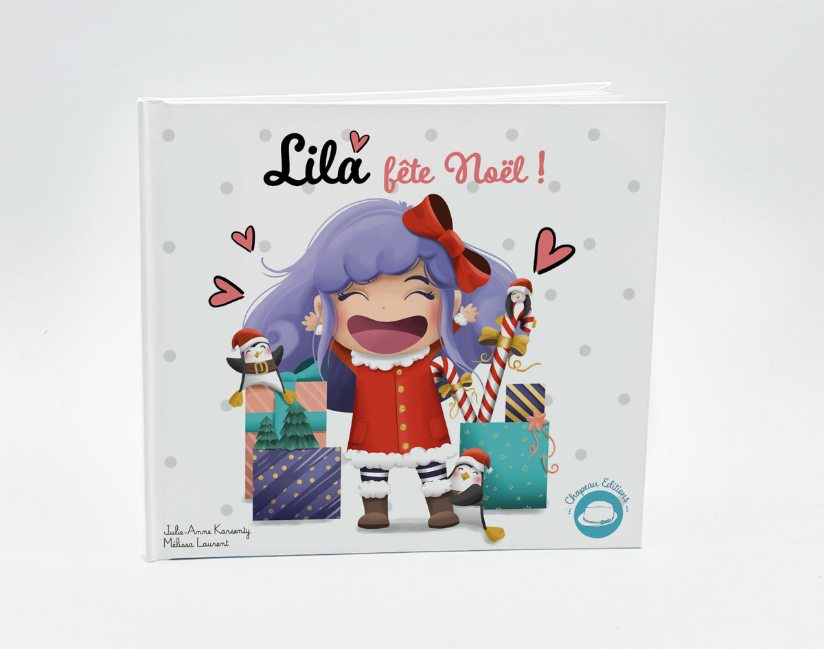 Livre Illustré Lila Fête Noël : Bébé Signe - Made in France