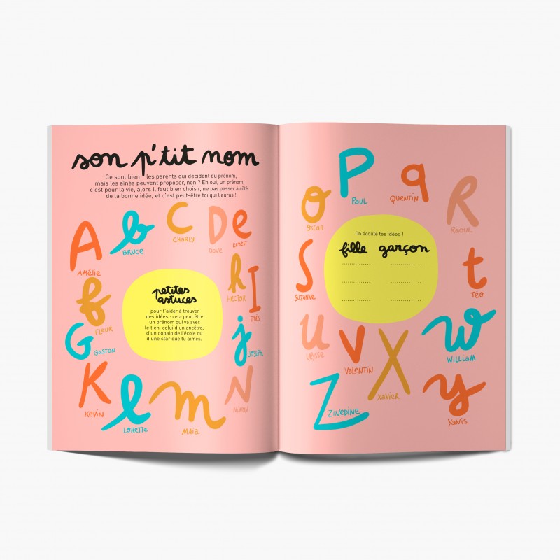 Livre à remplir par le futur grand-frère ou la future grande-sœur – Préparer l’arrivée du bébé