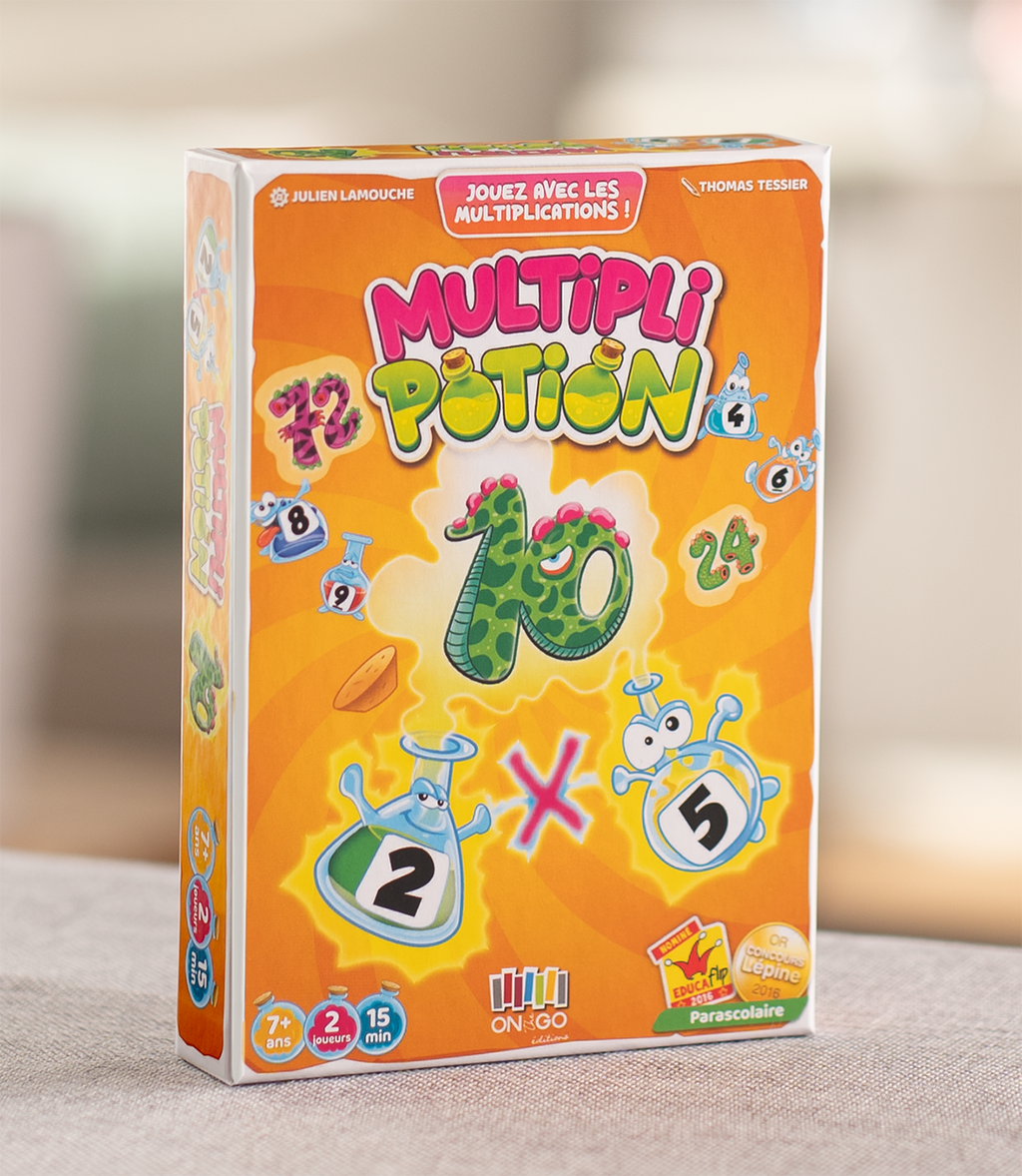 Jeu Multiplipotion pour apprendre ses tables de multiplication en jouant