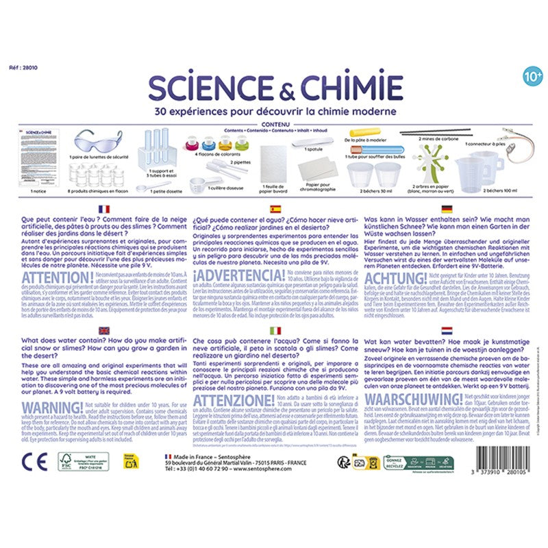 Science et Chimie - Coffret scientifique Made in France