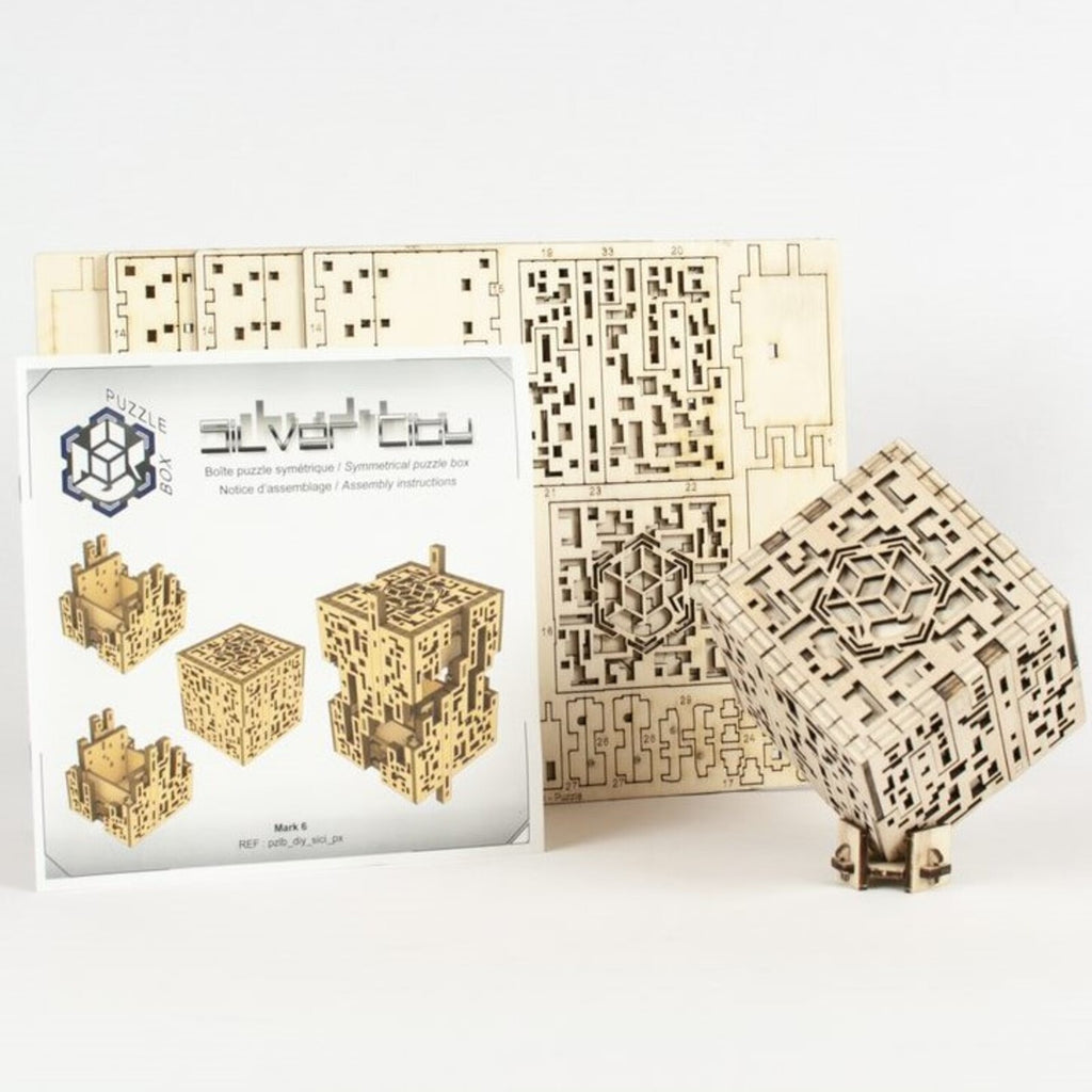 Kit Silver City – Boîte à énigme futuriste à assembler