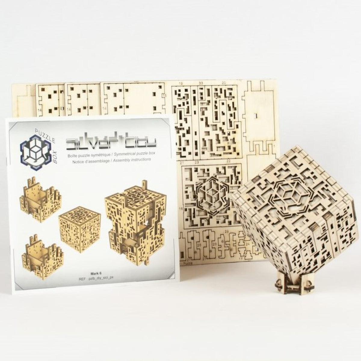 Kit Silver City – Boîte à énigme futuriste à assembler