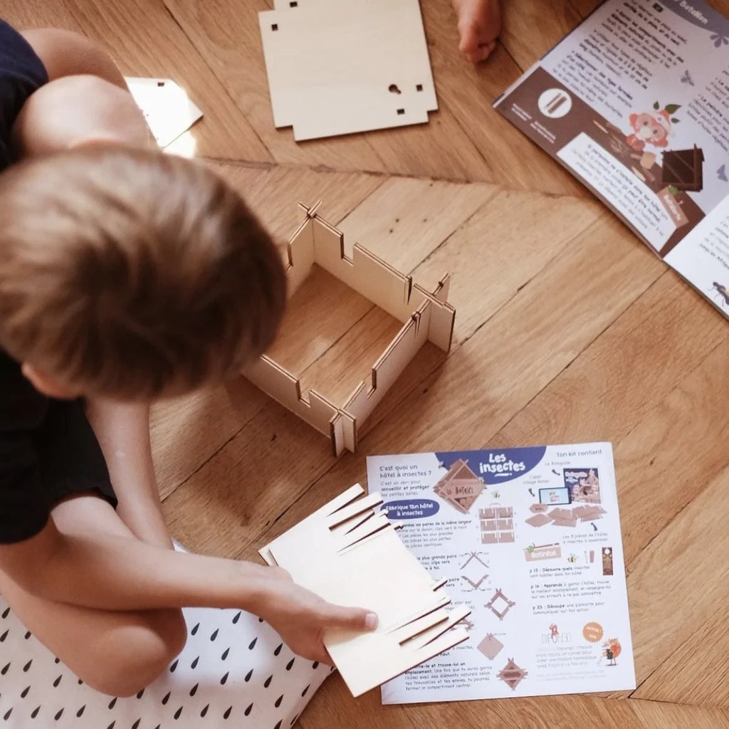 Le Kit Fabrique ton hôtel à insectes Made in France - Botaki