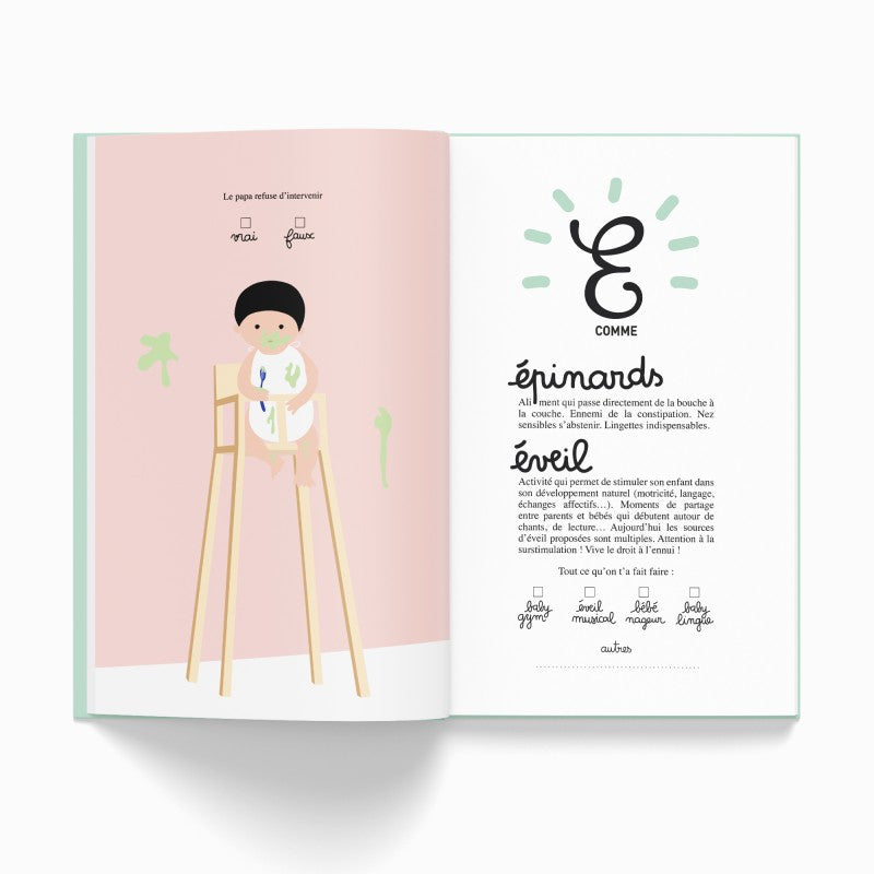 Ta première année de A à Z, livre de naissance