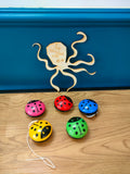 Le Yoyo Coccinelle en bois - Made in France dans le Jura